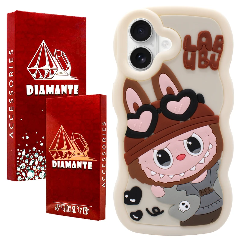 کاور دیامانته مدل Cream Rd مناسب برای گوشی موبایل اپل iPhone 16