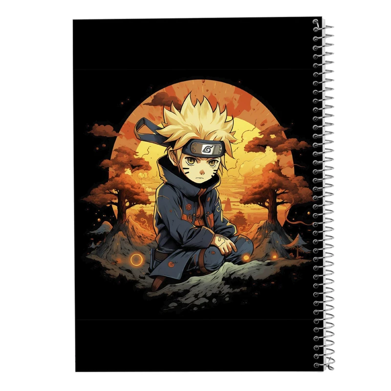 دفتر نت موسیقی 50 برگ مدوپد مدل Naroto کد DF11336