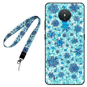 Megafone Snow Flake 0014 Cover For Nokia 1.4 Mobile Neckband