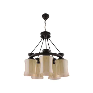  لوستر 5 شعله چشمه نور  کد G574/5