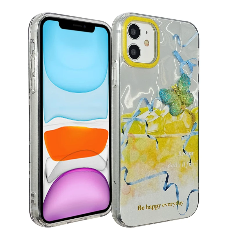 کاور یونیک کیس مدل butterfly کد 04 مناسب برای گوشی موبایل اپل Iphone 12 / 12pro