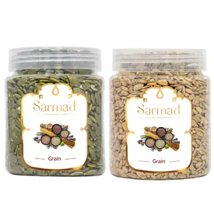 مغز کدو سرمد - 330 گرم به همراه مغز آفتابگردان سرمد - 320 گرم