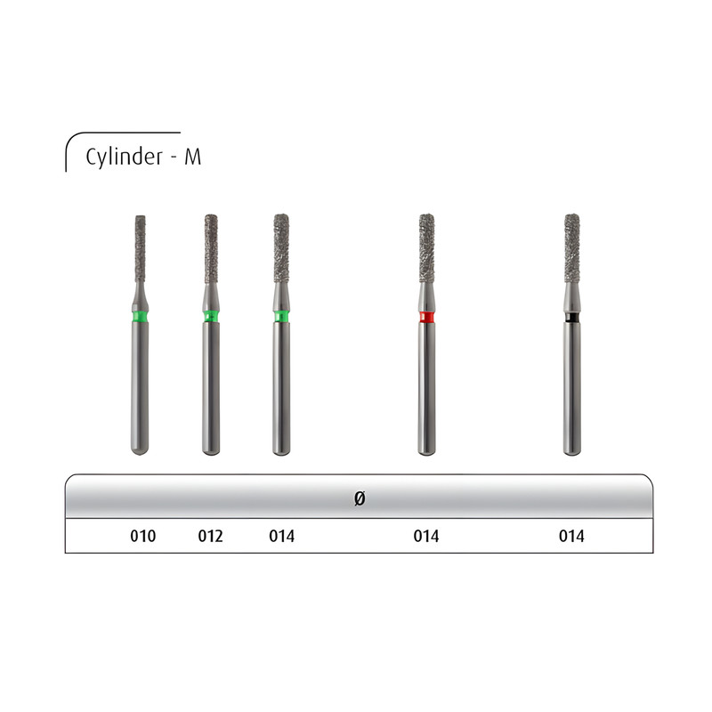 فرز الماسی دیا ایتالیا  مدل استوانه ای ته صاف توربین M 110 بسته 5 عددی