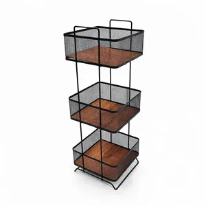 سبد سیب زمینی و پیاز 3 طبقه مدل استند کد M127705