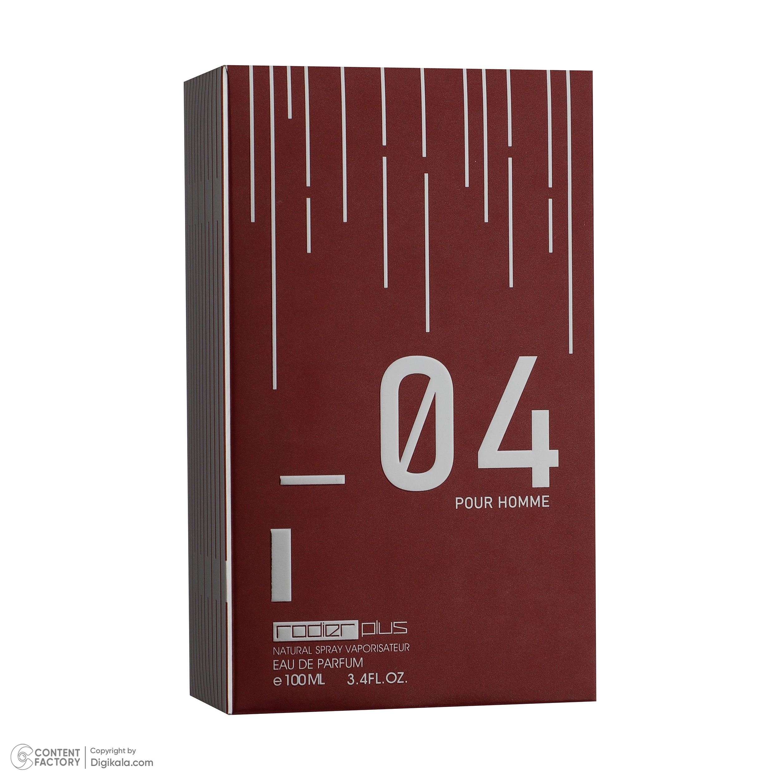 ادو پرفیوم مردانه رودیر مدل 04 Pour Home حجم 100 میلی لیتر