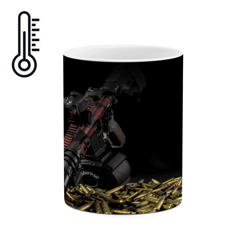 ماگ حرارتی کاکتی مدل اسلحه کد mgh16265