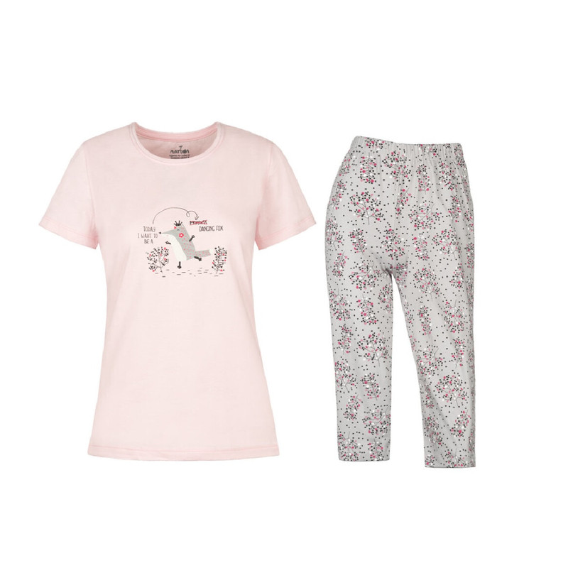 ست تی شرت و شلوارک زنانه مدل SABA-3820