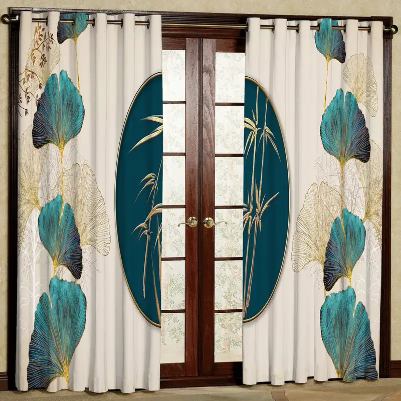 پرده مدل مخمل پانچی کد 2427T2 سایز 200x140 سانتی متر