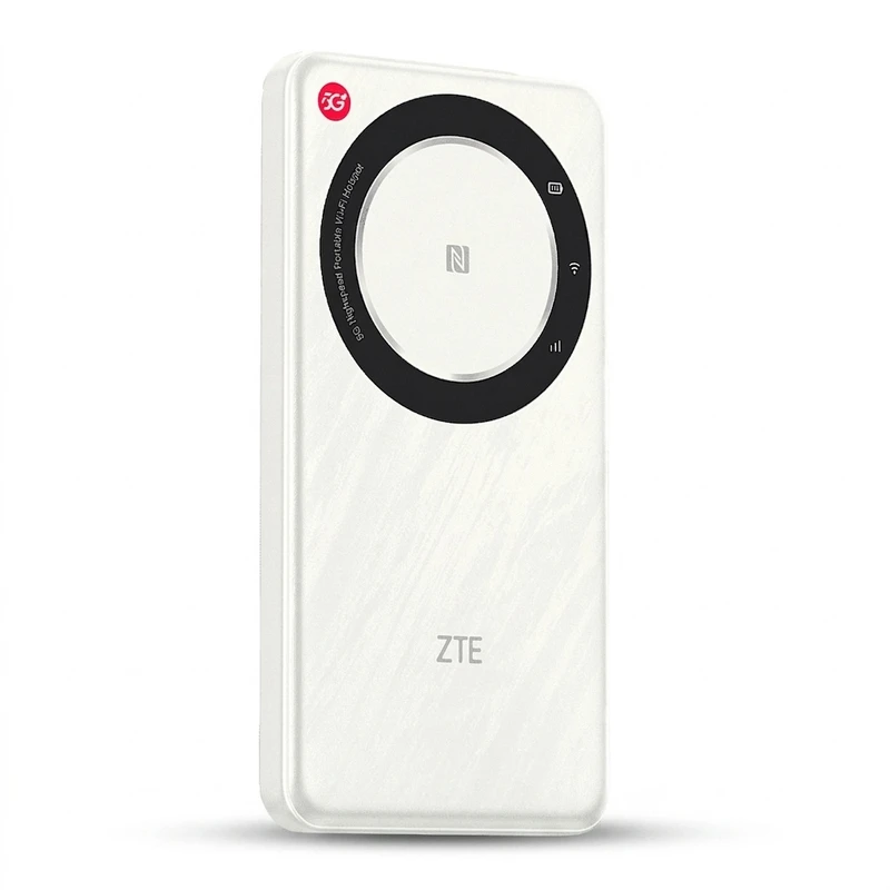 مودم جیبی 5g زد تی ای مدل u30 air با باتری 4500 میلی آمپر ساعت، پشتیبانی از 10 کاربر همزمان، اتصال بی سیم wi-fi و درگاه usb type-c برای اینترنت پرسرعت همراه
