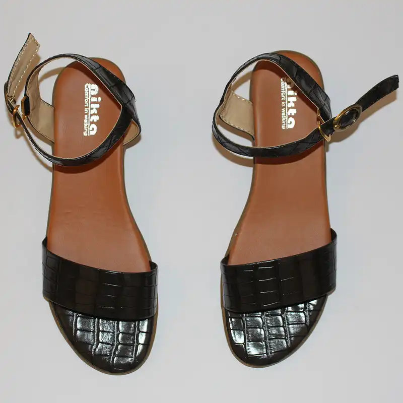 صندل زنانه نیکتا مدل پوست ماری کد YSH.2320