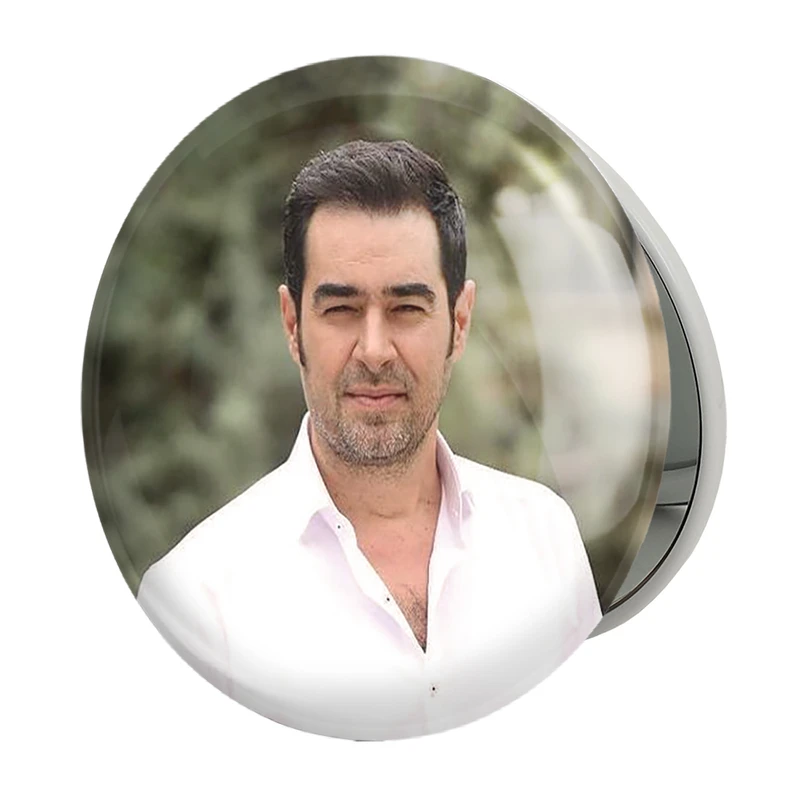 آینه جیبی خندالو طرح شهاب حسینی مدل تاشو کد 10389 