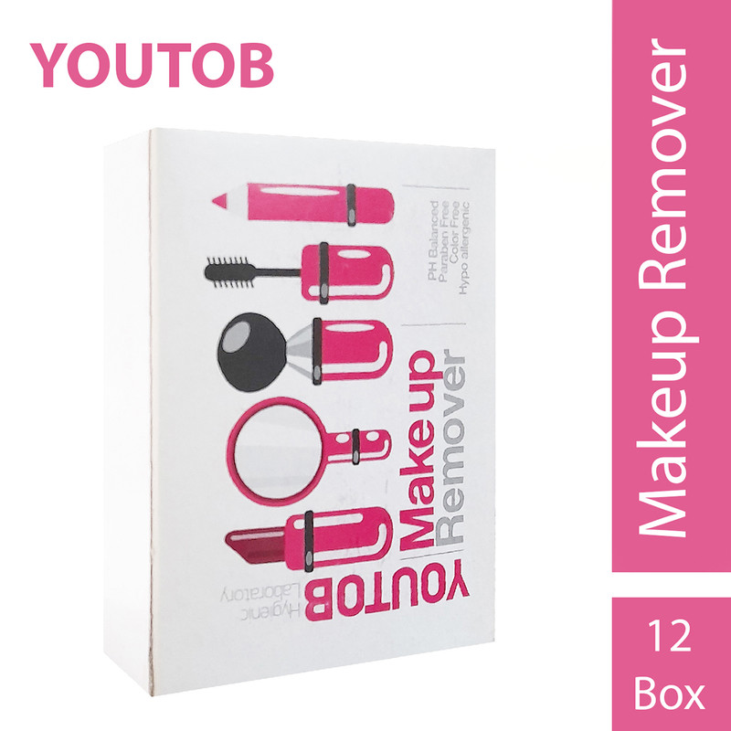 دستمال مرطوب پاک کننده آرایش یوتاب مدل Antiallergic بسته 12 عددی