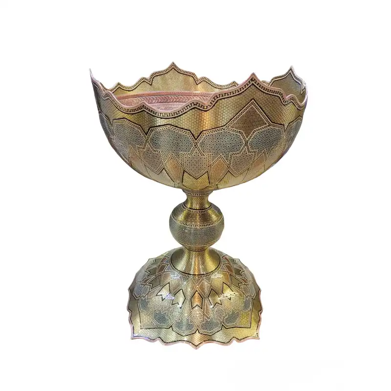 سنگاب خاتم کاری مسی کد 01