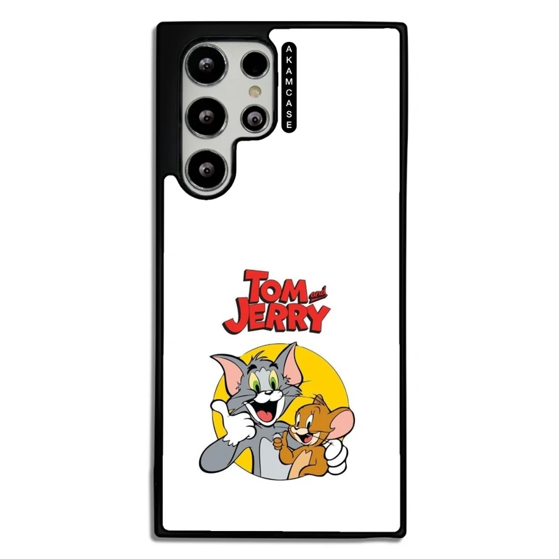 کاور آکام مدل AMC-WSGS22U-TOM & JERRY18 مناسب برای گوشی موبایل سامسونگ Galaxy S22 Ultra