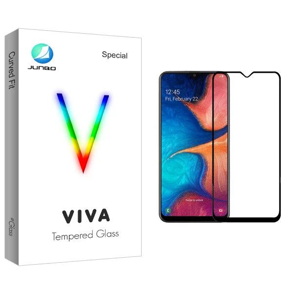 محافظ صفحه نمایش جانبو مدل Viva Glass مناسب برای گوشی موبایل سامسونگ Galaxy A20