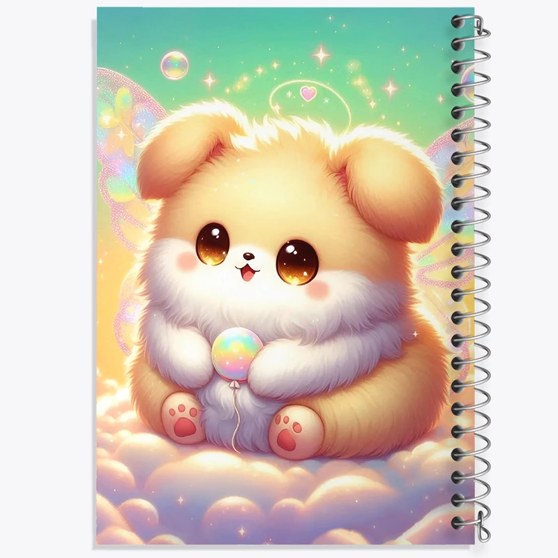 دفتر مشق 50 برگ خندالو طرح سگ کیوت کد F5382