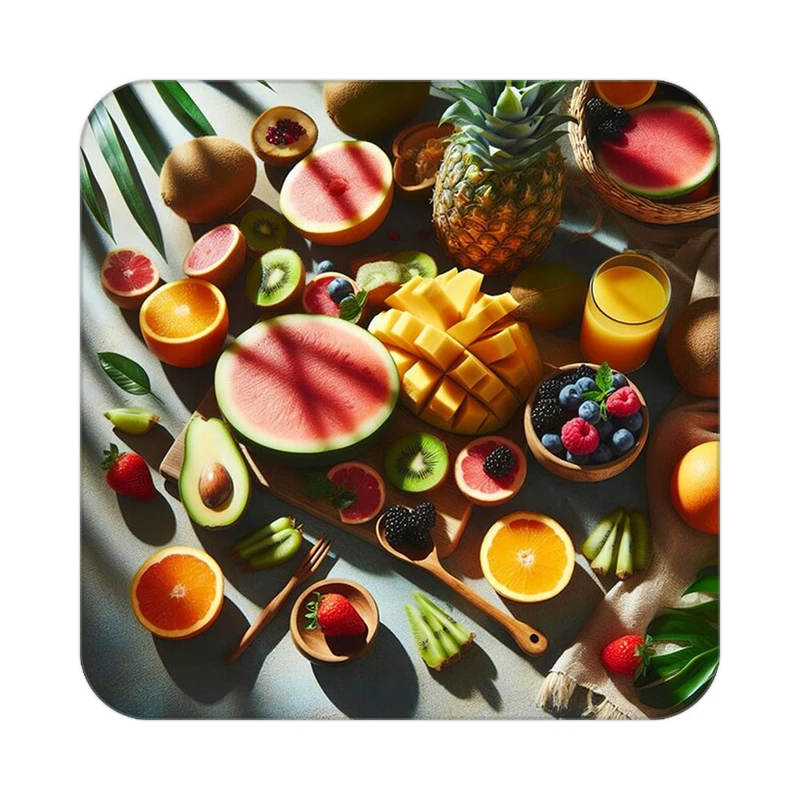 زیر لیوانی کاکتی طرح میوه مدل mp22193