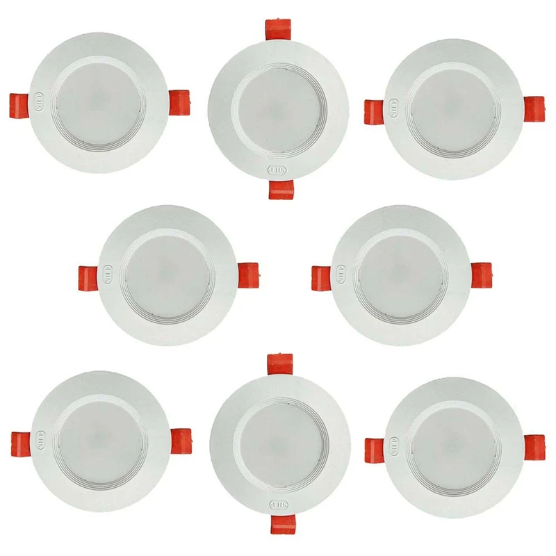 پنل سقفی 7 وات شاهچراغ مدل روناک بسته 8 عددی