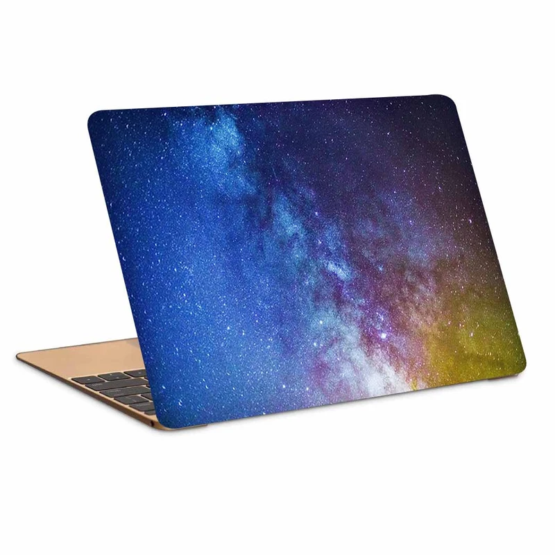 استیکر لپ تاپ طرح starry sky milky way glitter کد N-624 مناسب برای لپ تاپ 15.6 اینچ