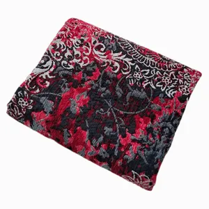 روفرشی مدل مخمل نانو ابریشم  زمینه قرمز