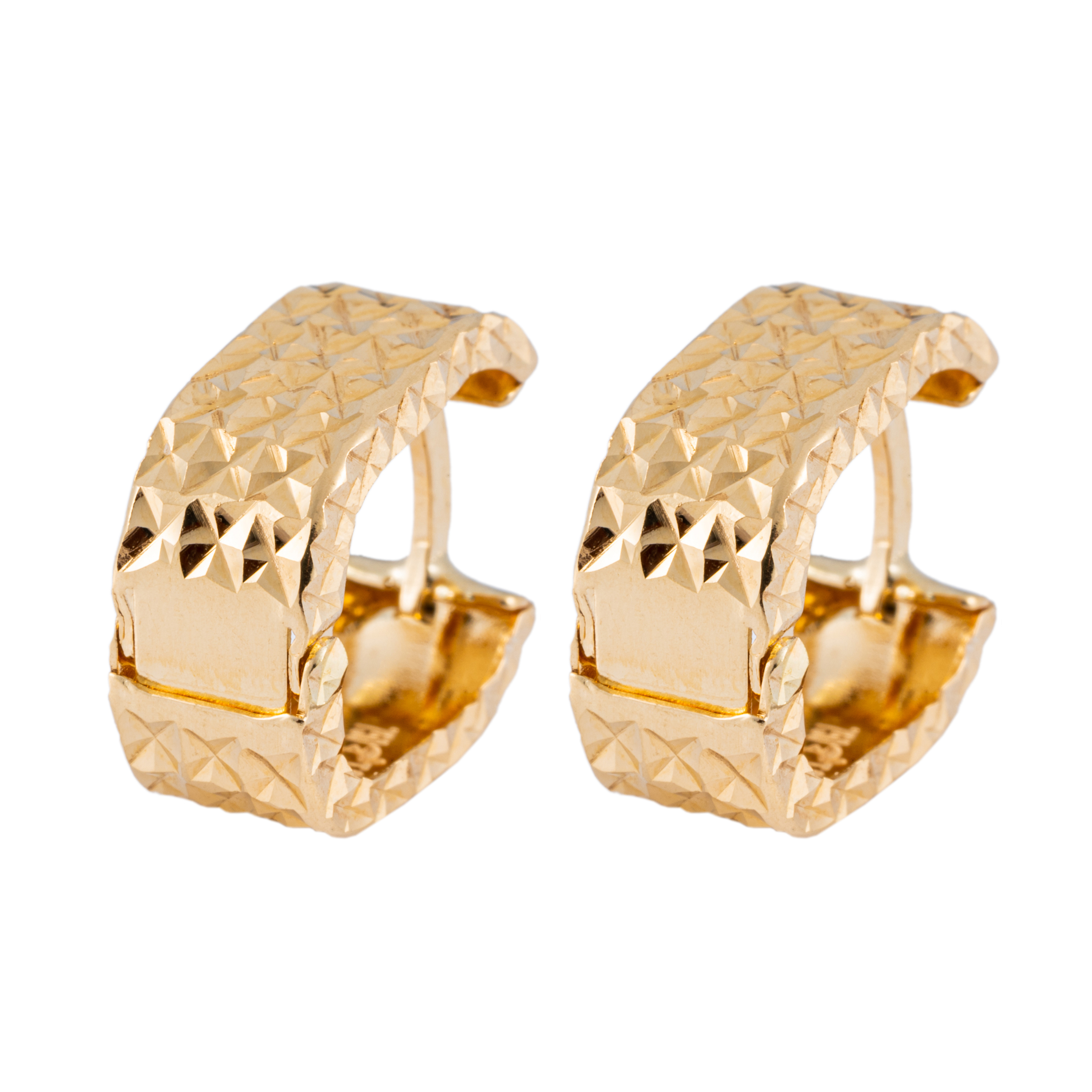 گوشواره طلا 18 عیار زنانه جواهری سون مدل 2757