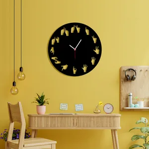 ساعت دیواری ماهوت مدل دست کد 014