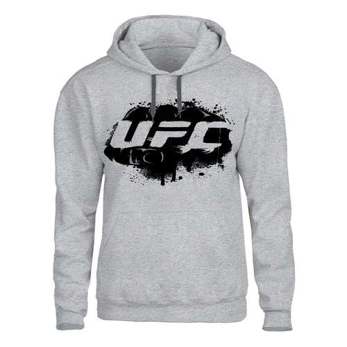 هودی مردانه مدل UFC کد 160رنگ طوسی