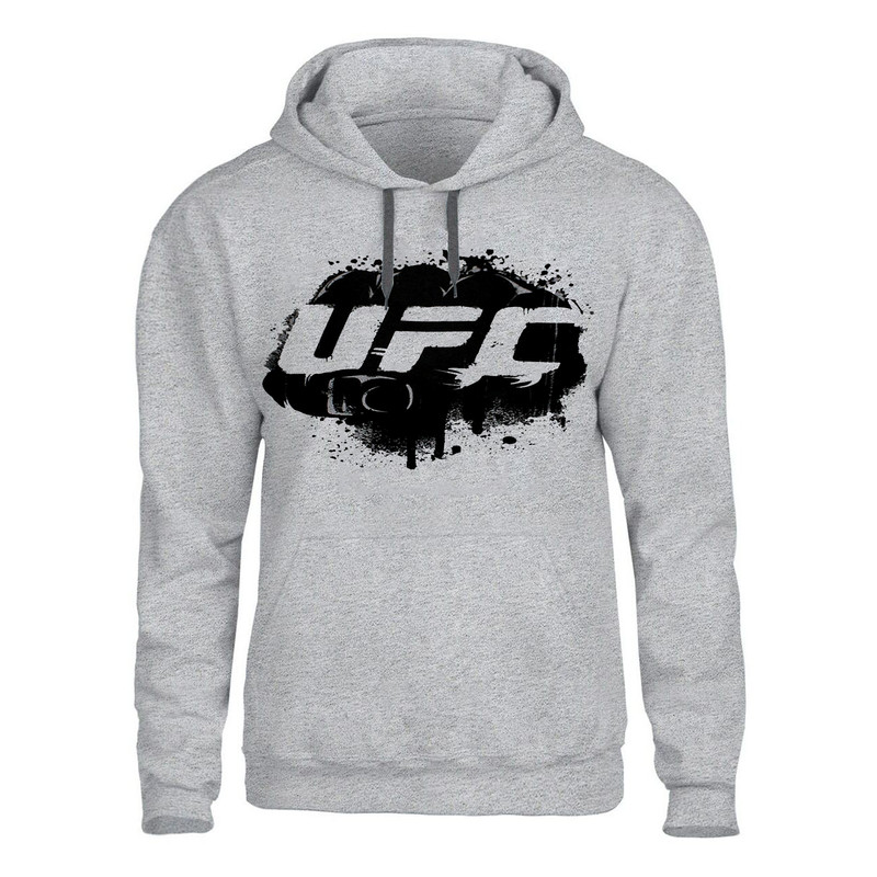 هودی مردانه مدل UFC کد 160رنگ طوسی