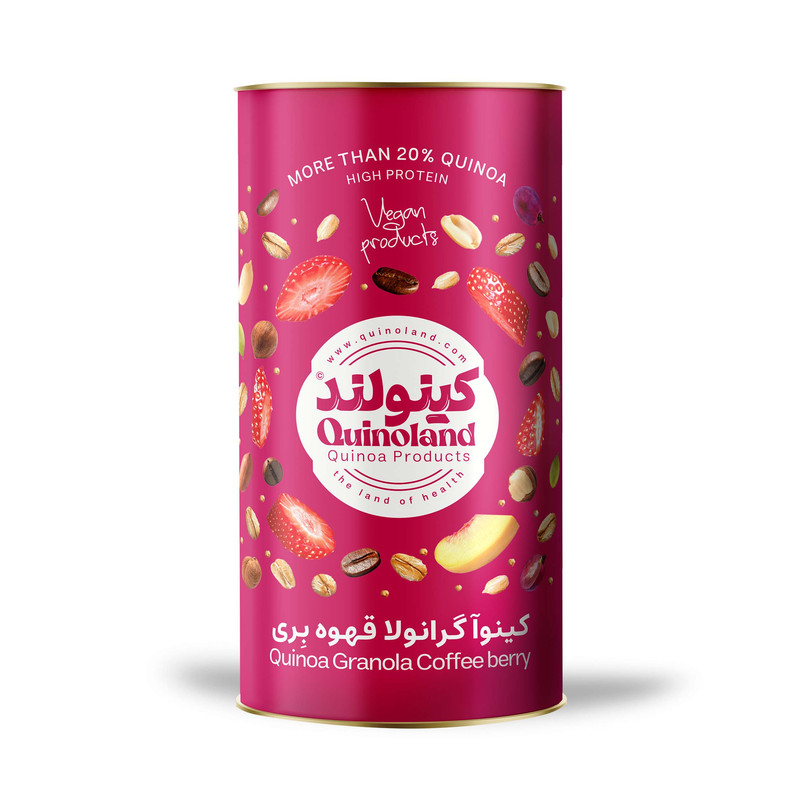 گرانولا کینوا و مغزیجات و میوه خشک حاوی قهوه کینولند - 300 گرم
