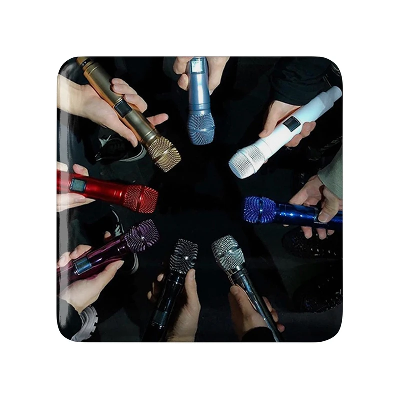 مگنت خندالو طرح گروه ایتیز ATEEZ  مدل مربعی کد 21299