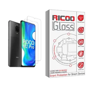 Ricoo Glass MIX002 Screen Protector For Xiaomi Poco M2 Pro Pack Of 2