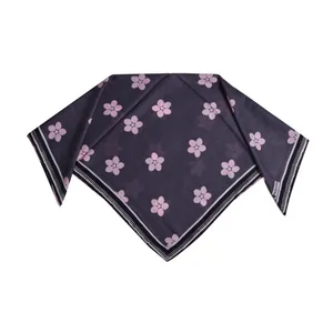  روسری زنانه مدل مینی اسکارف طرح شکوفه