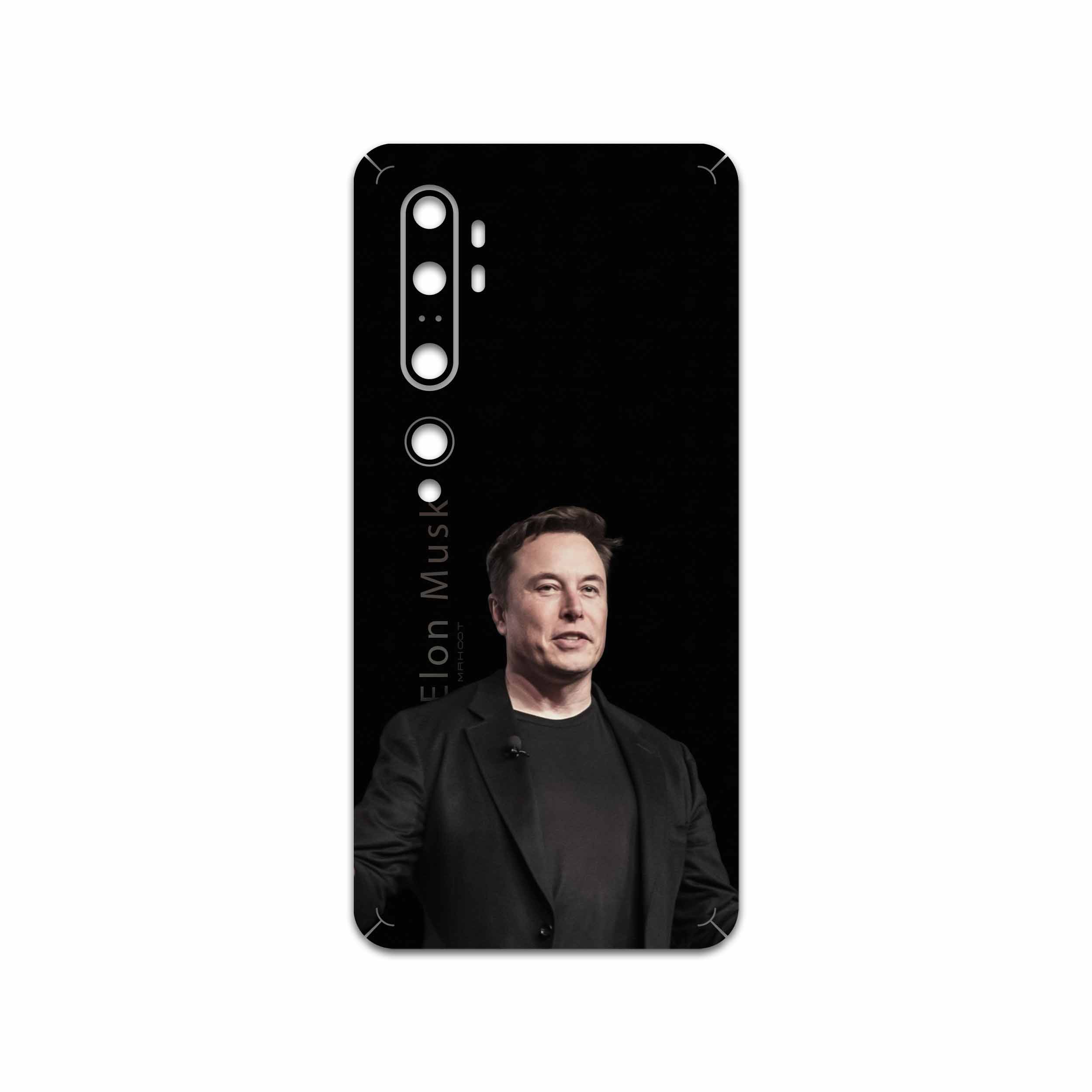 برچسب پوششی ماهوت مدل Elon Musk مناسب برای گوشی موبایل شیائومی Mi Note 10 Pro