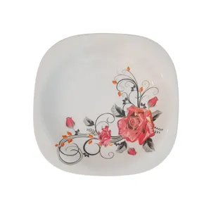 بشقاب خورش خوری مدل roses کد 7015