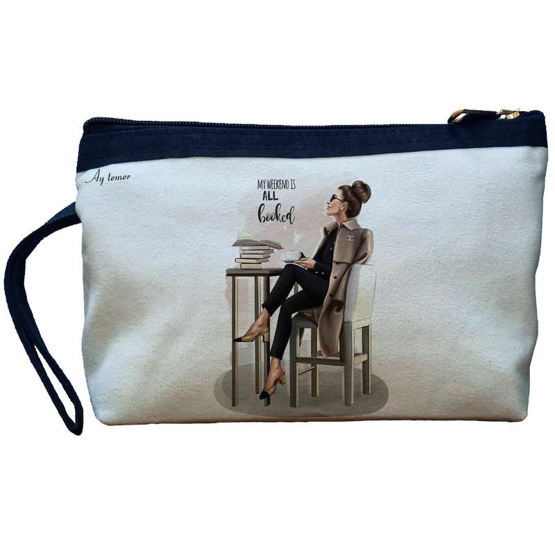 کیف لوازم آرایش زنانه آی تمر مدل آخر هفته من رزرو شده اس کد 134