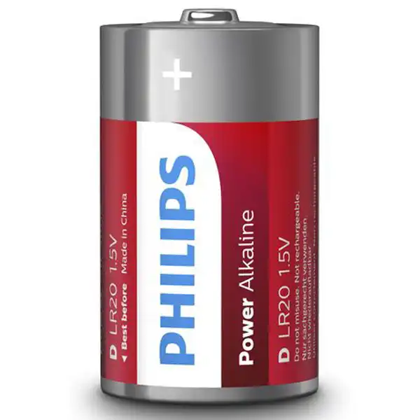 باتری D فیلیپس مدل LR20P2B/97 بسته 2 عددی