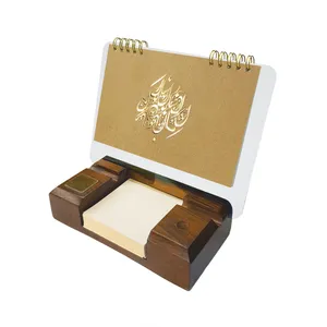 تقویم رومیزی سال 1403 مدل کلاسیک کد 1473 به همراه کاغذ یادداشت