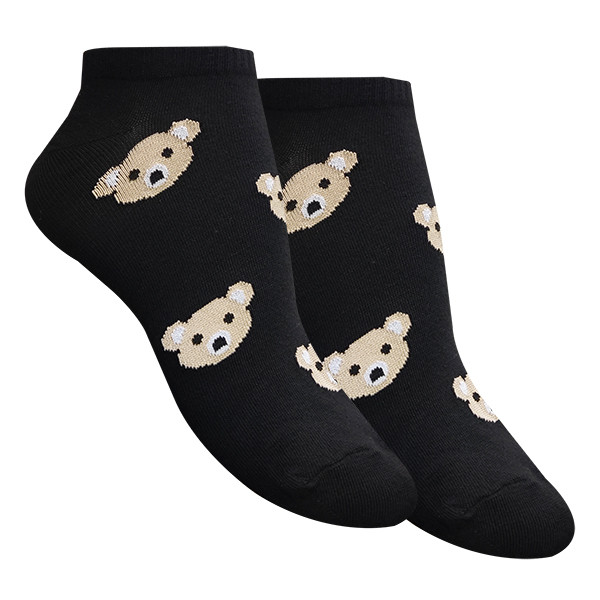 جوراب ساق کوتاه زنانه تن پوش هنگامه مدل خرسی کد BL12