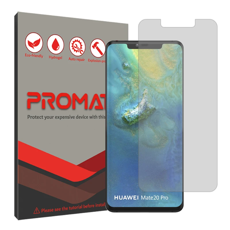 محافظ صفحه نمایش شفاف پرومیت مدل Resistant مناسب برای گوشی موبایل هوآوی Mate 20 Pro