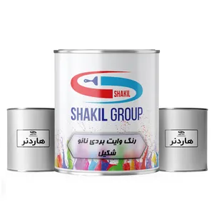 رنگ وایت بردی بی رنگ شکیل مدل  CL1 وزن 1.4 کیلوگرم به همراه هاردنر
