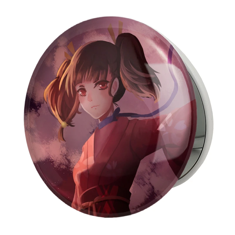 آینه جیبی خندالو طرح مومی انیمه کابانری (Kabaneri) مدل تاشو کد 35962