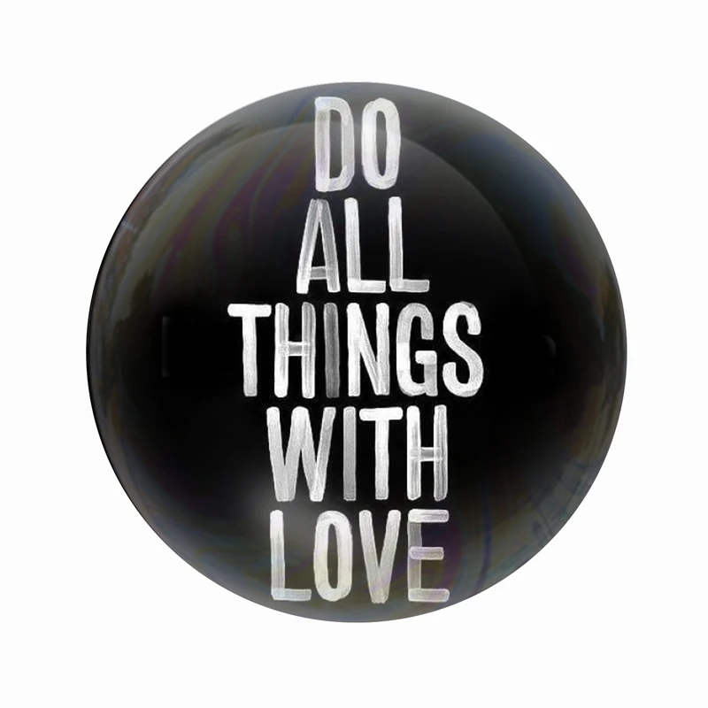 مگنت عرش طرح نوشته انگیزشی Do All things with Love کد Asm3412