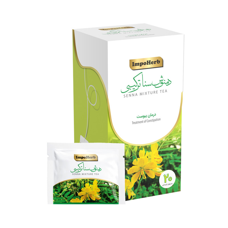 دمنوش گیاهی سنا ترکیبی ایمپوهرب بسته 20 عددی