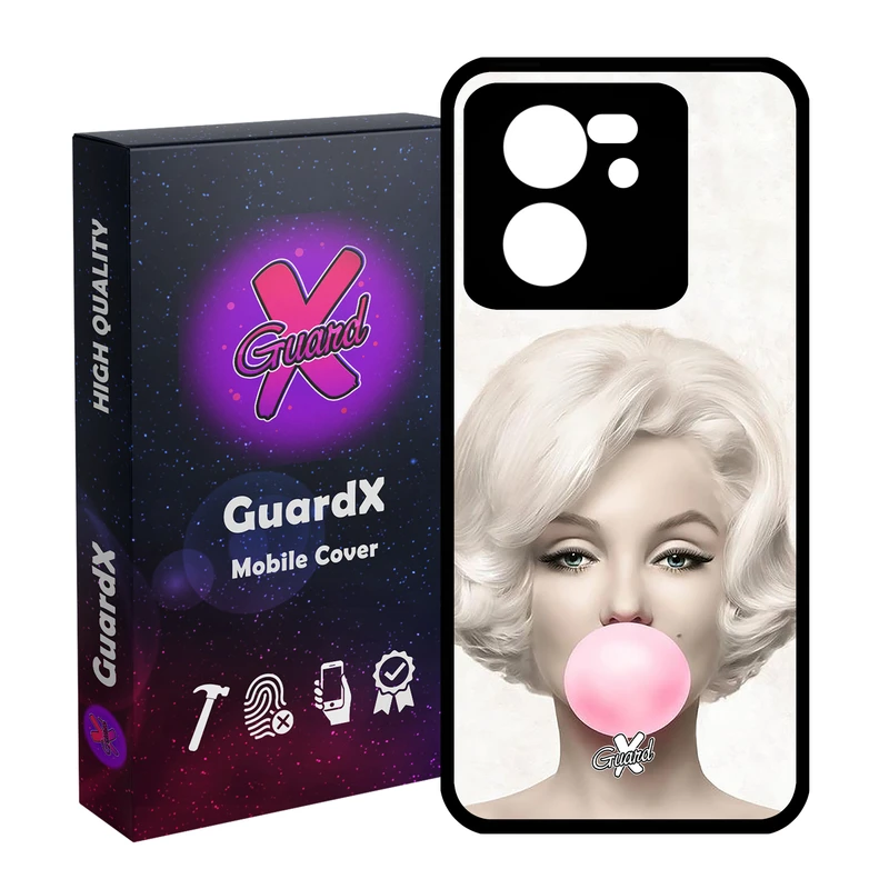 کاور گارد ایکس طرح Marilyn Monroe مدل Glass10257 مناسب برای گوشی موبایل شیائومی 13T/13T Pro/Redmi K60 Ultra