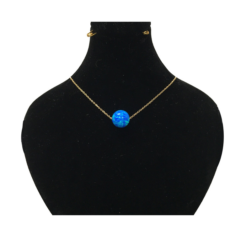 گردنبند دخترانه مدل اوپال طرح قلب گردنبند دخترانه مدل اوپال طرح قلب