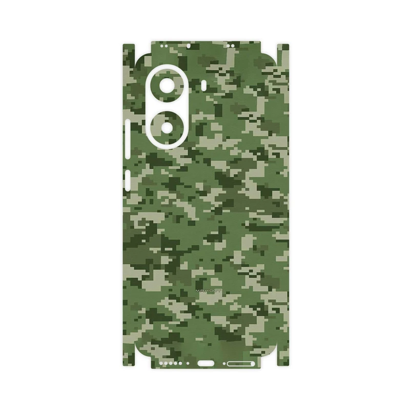 برچسب پوششی ماهوت مدل Army_Green_Pixel-FullSkin مناسب برای گوشی موبایل شیائومی Poco X7 Pro
