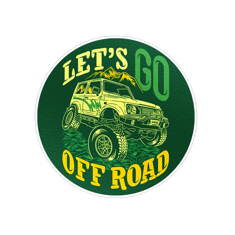 استیکر لپ تاپ ماسا دیزاین طرح OFF ROAD مدل STK939