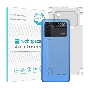 Transparent Rockspace HyGEL model back protector suitable for Xiaomi Poco M4 Pro mobile phone