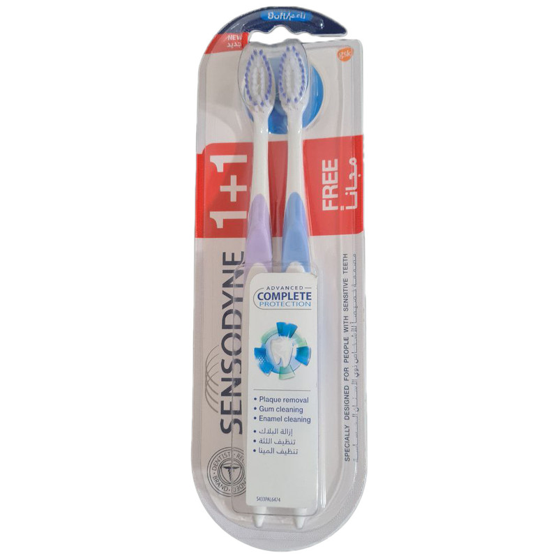 مسواک سنسوداین مدل COMPLETE SOFT با برس نرم بسته 2 عددی مسواک سنسوداین مدل COMPLETE SOFT با برس نرم بسته 2 عددی
