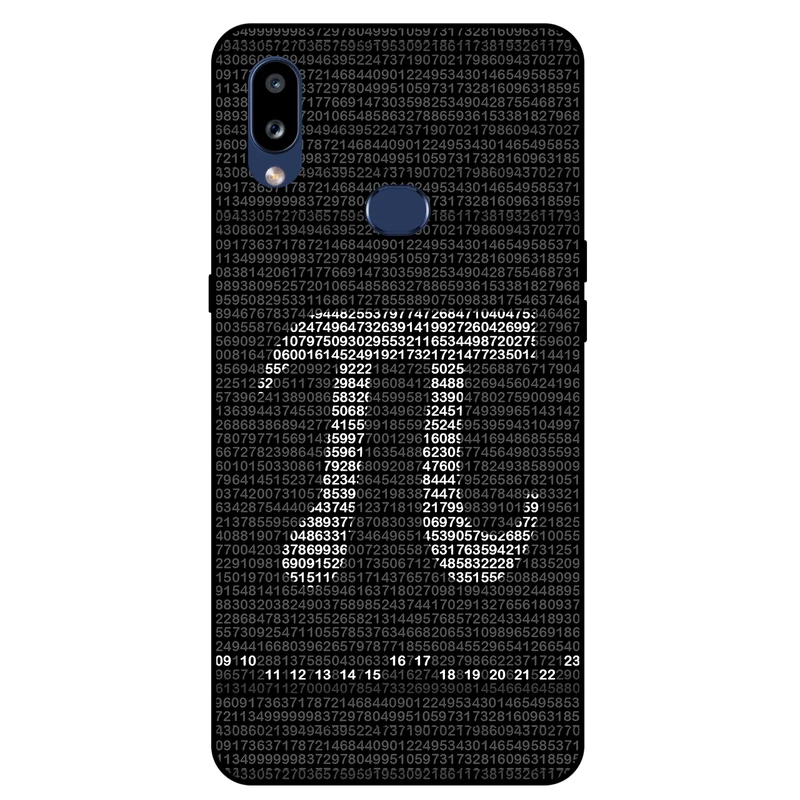 کاور مگافون طرح عدد پی مدل 7240 مناسب برای گوشی موبایل سامسونگ Galaxy A10 S